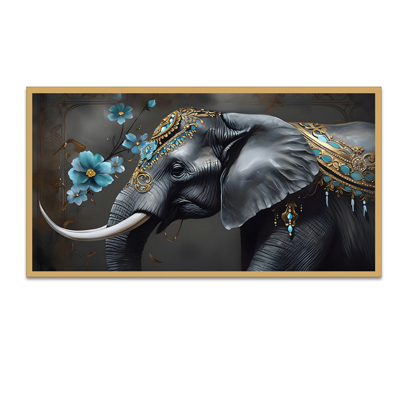 Buy Hasthi Wall Painting With Frame Wall Art & Paintings from Vaaree