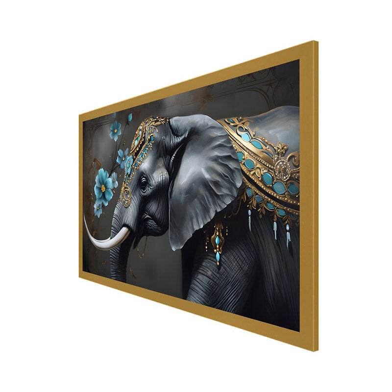 Buy Hasthi Wall Painting With Frame Wall Art & Paintings from Vaaree