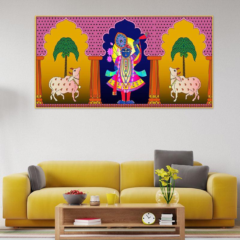 Buy Govinda Natan Wall Painting With Frame Wall Art & Paintings from Vaaree