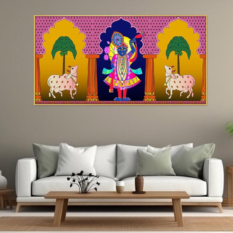 Buy Govinda Natan Wall Painting With Frame Wall Art & Paintings from Vaaree