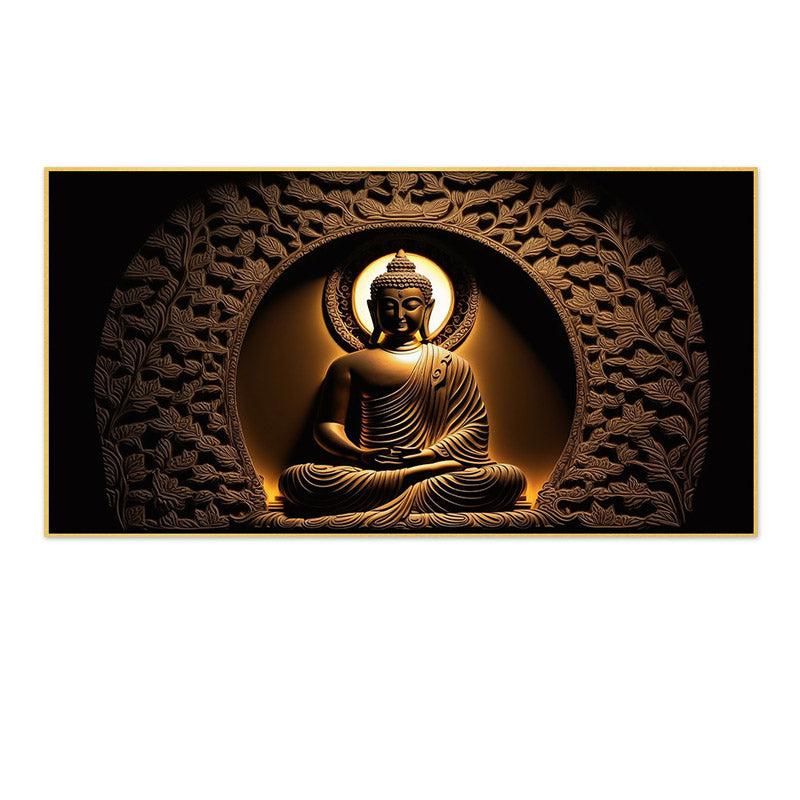 Buy Gyani Buddha Wall Painting With Frame Wall Art & Paintings from Vaaree