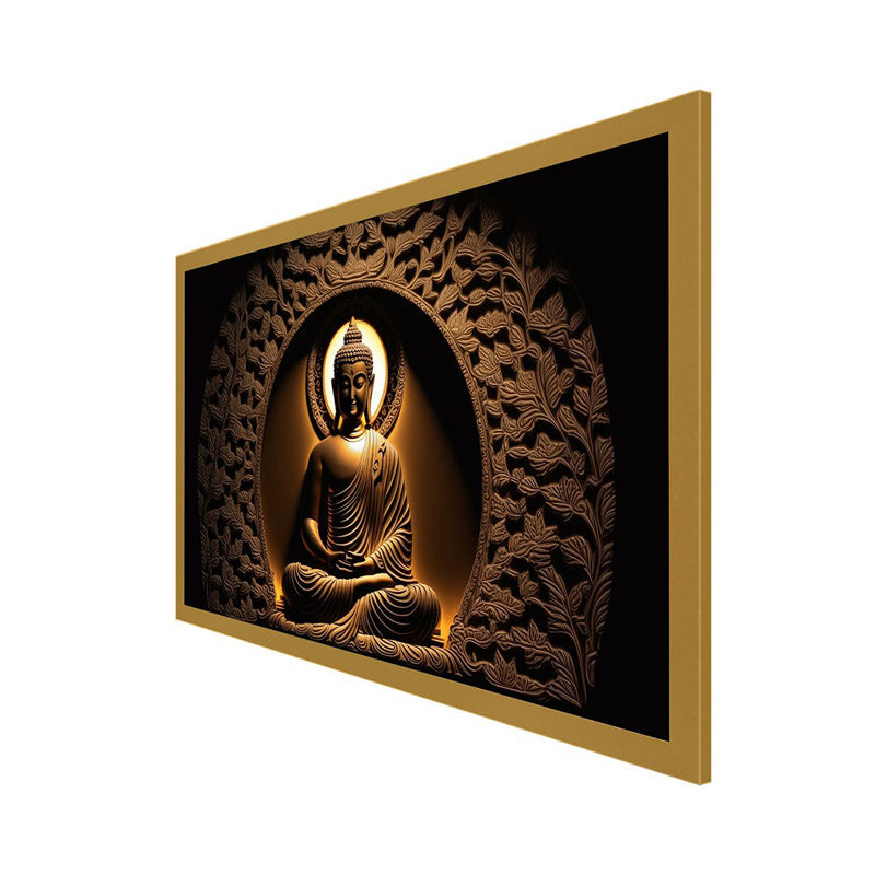 Buy Gyani Buddha Wall Painting With Frame Wall Art & Paintings from Vaaree