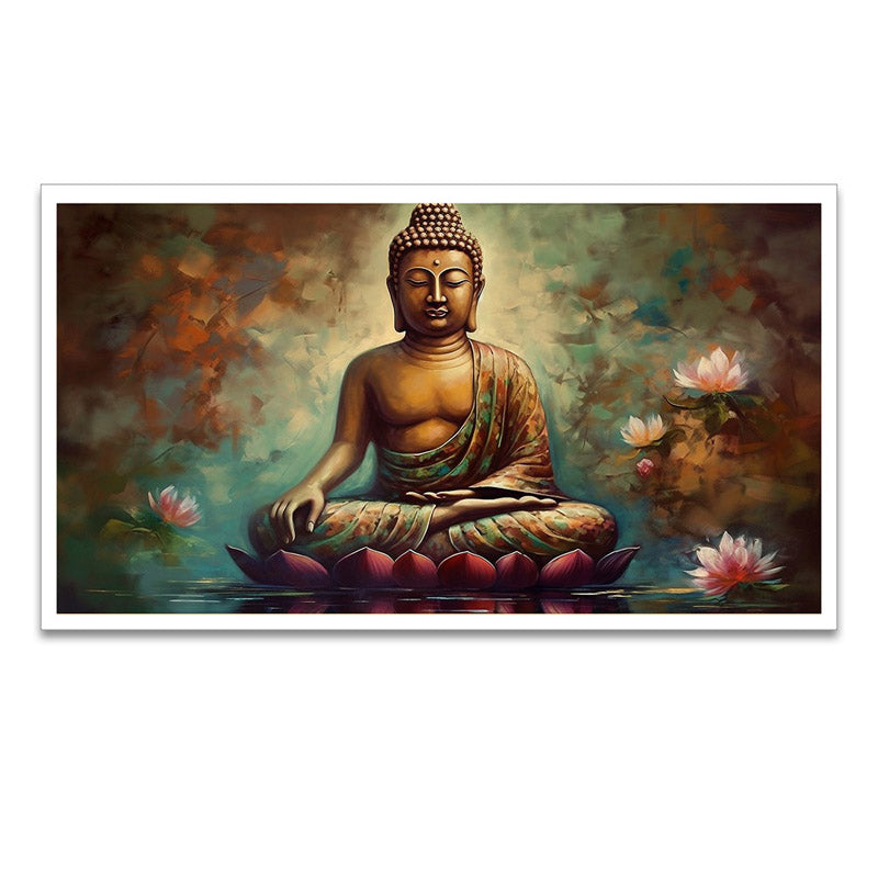 Buy Mahatma Wall Painting With Frame Wall Art & Paintings from Vaaree