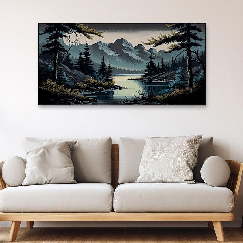 Buy Kova Nature Scape Wall Painting With Frame Wall Art & Paintings from Vaaree