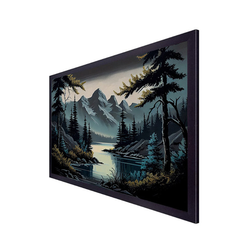 Buy Kova Nature Scape Wall Painting With Frame Wall Art & Paintings from Vaaree