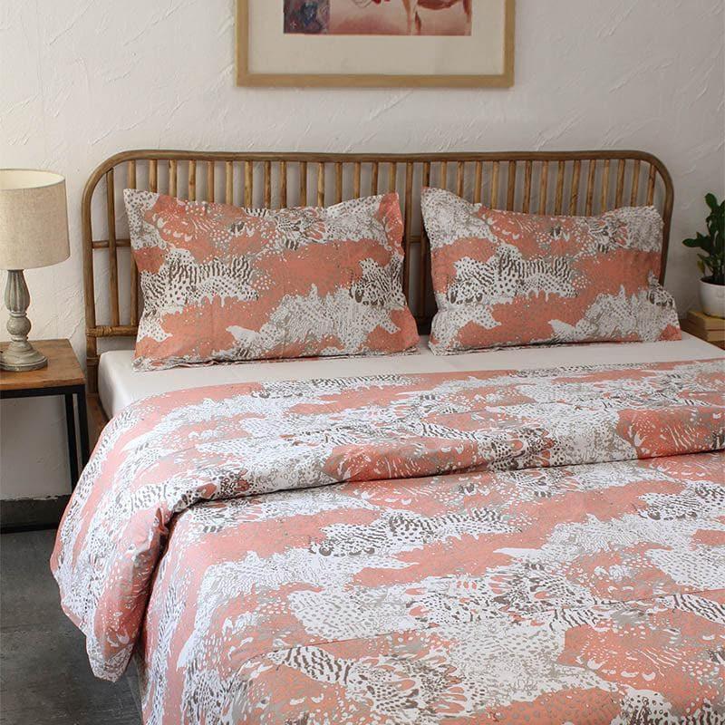 Buy Mashak Duvet Cover - Pink Duvet Covers from Vaaree