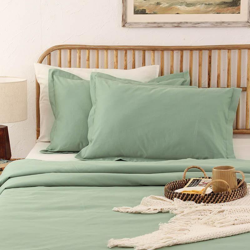 Buy Dreamy Delight Duvet Cover - Green Duvet Covers from Vaaree