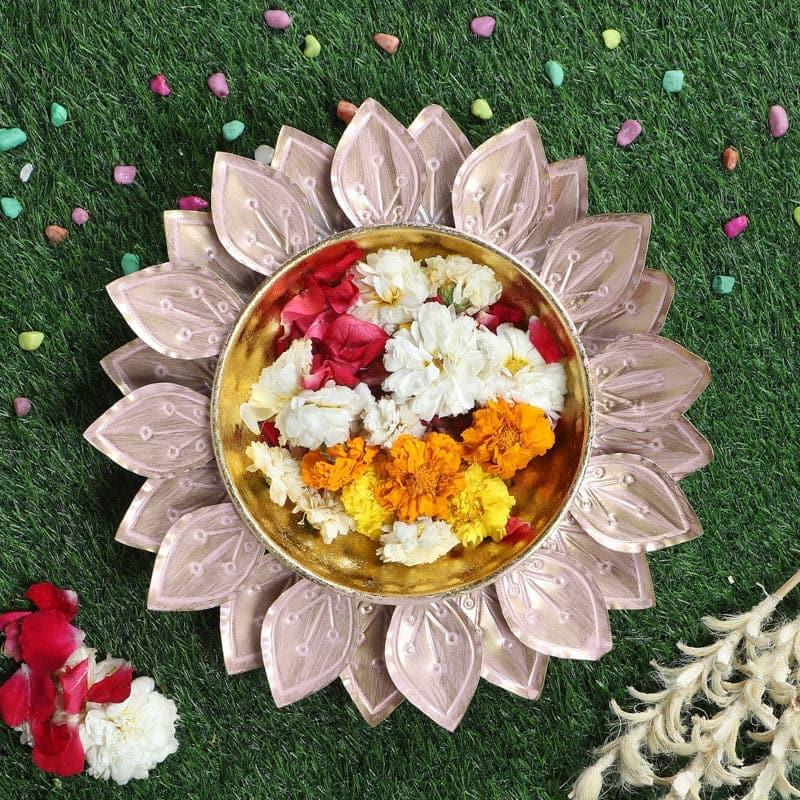 Festive Accents - Chakrana Phoola Urli - Pink