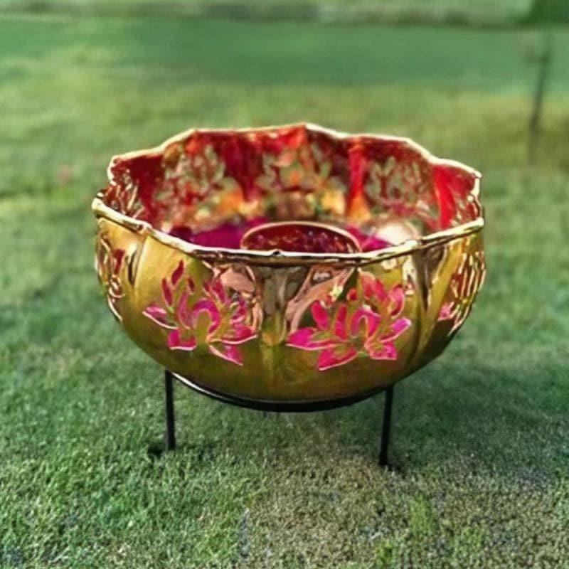 Buy Decorative Neeraj Urli With Stand Urli from Vaaree