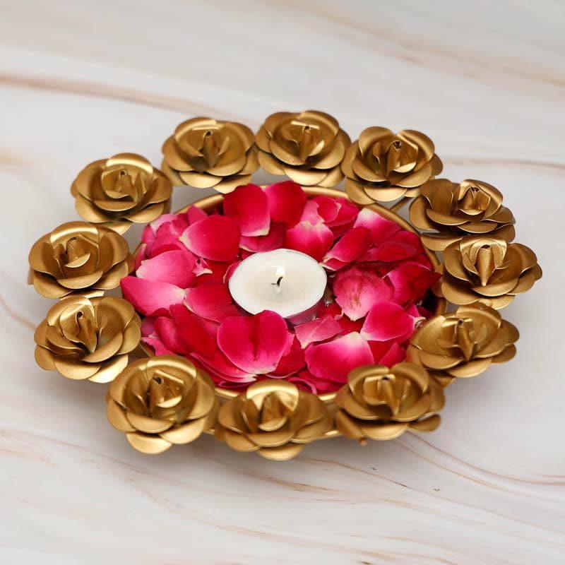 Festive Accents - Decorative Rose Urli
