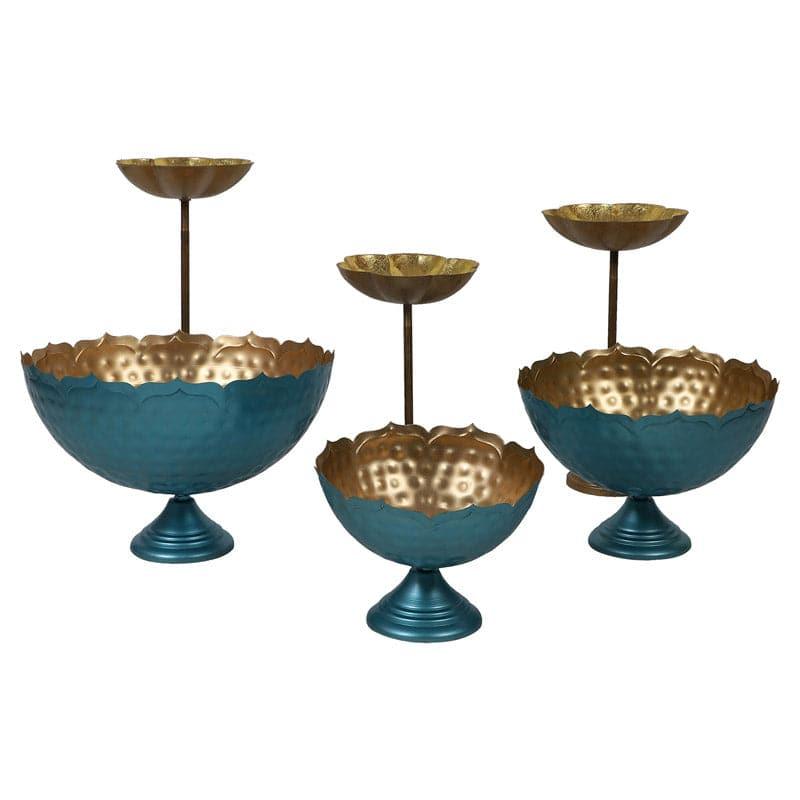 Buy Kanshiki Kalyan Urli (Blue) - Set Of Six Urli from Vaaree