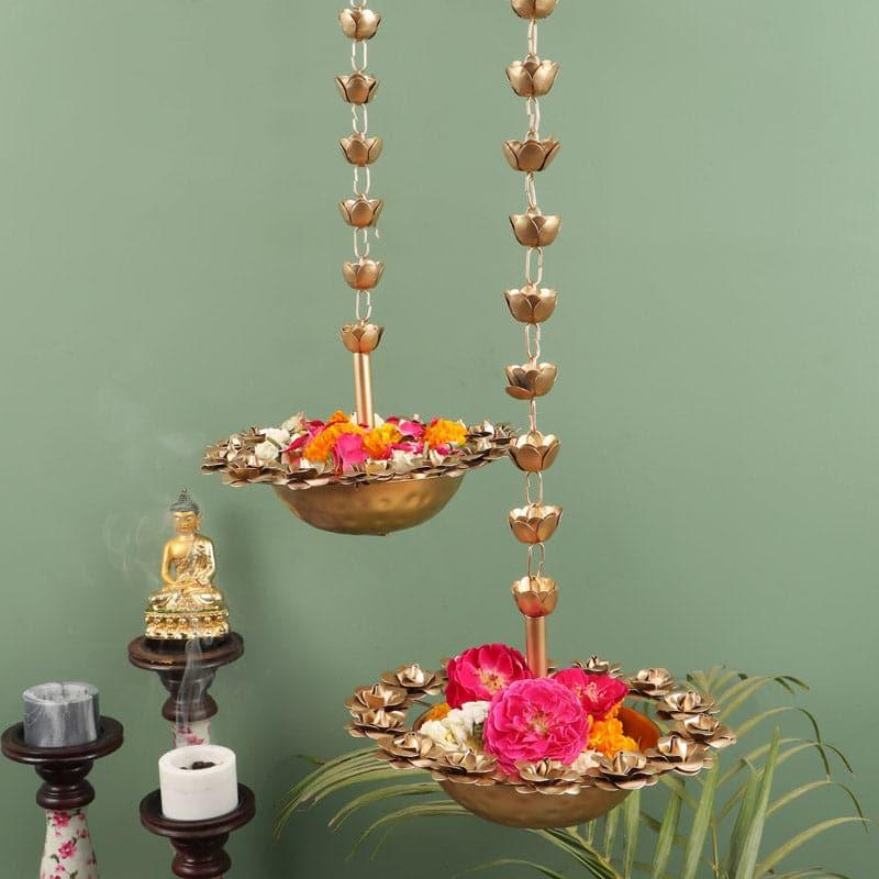 Buy Sthirani Hanging Urli - Set Of Two Urli from Vaaree