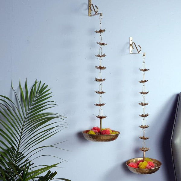 Buy Festive Accents - Trikshana Hanging Urli - Set Of Two at Vaaree online