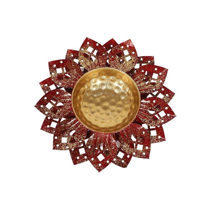 Buy Trimaa Flora Urli - Red Urli from Vaaree