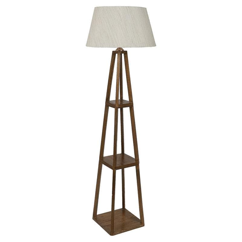 Floor Lamp - Blace Netima Floor Lamp With Shelf - Bisque