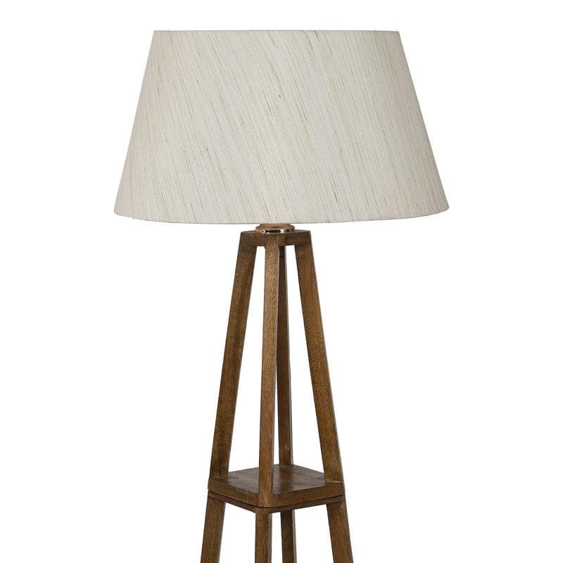 Floor Lamp - Blace Netima Floor Lamp With Shelf - Bisque