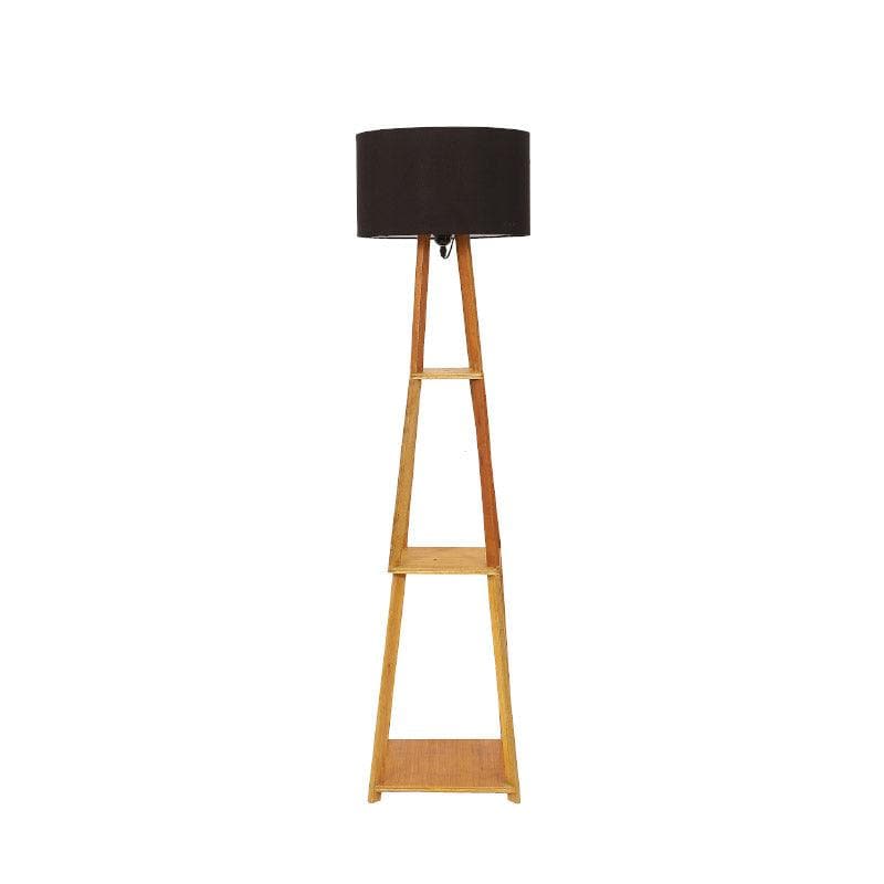 Buy Blace Netima Floor Lamp With Shelf - Black Floor Lamp from Vaaree