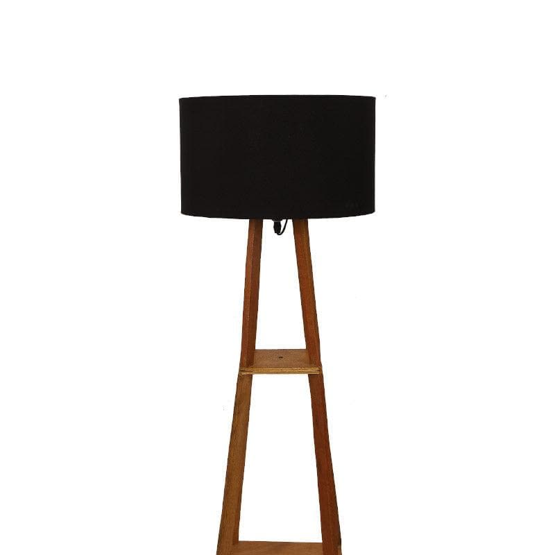 Buy Blace Netima Floor Lamp With Shelf - Black Floor Lamp from Vaaree