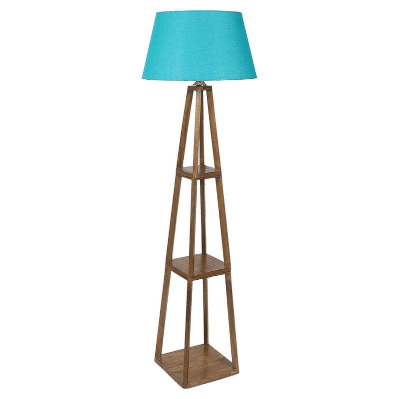 Buy Blace Netima Floor Lamp With Shelf - Cloud White Floor Lamp from Vaaree