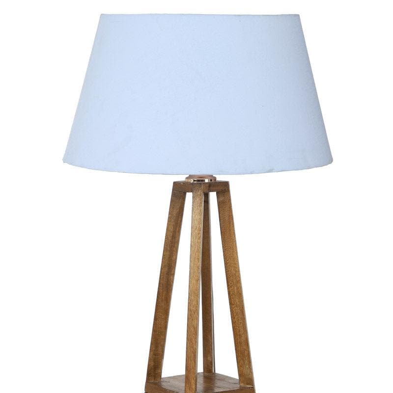 Floor Lamp - Blace Netima Floor Lamp With Shelf - Turquoise