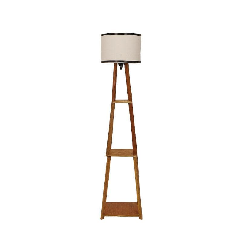 Floor Lamp - Blace Netima Floor Lamp With Shelf - White