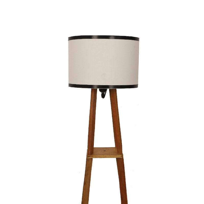 Floor Lamp - Blace Netima Floor Lamp With Shelf - White