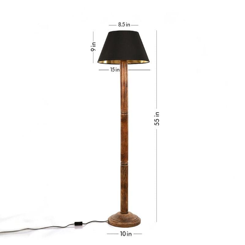 Floor Lamp - Black Taper Tenby Floor Lamp