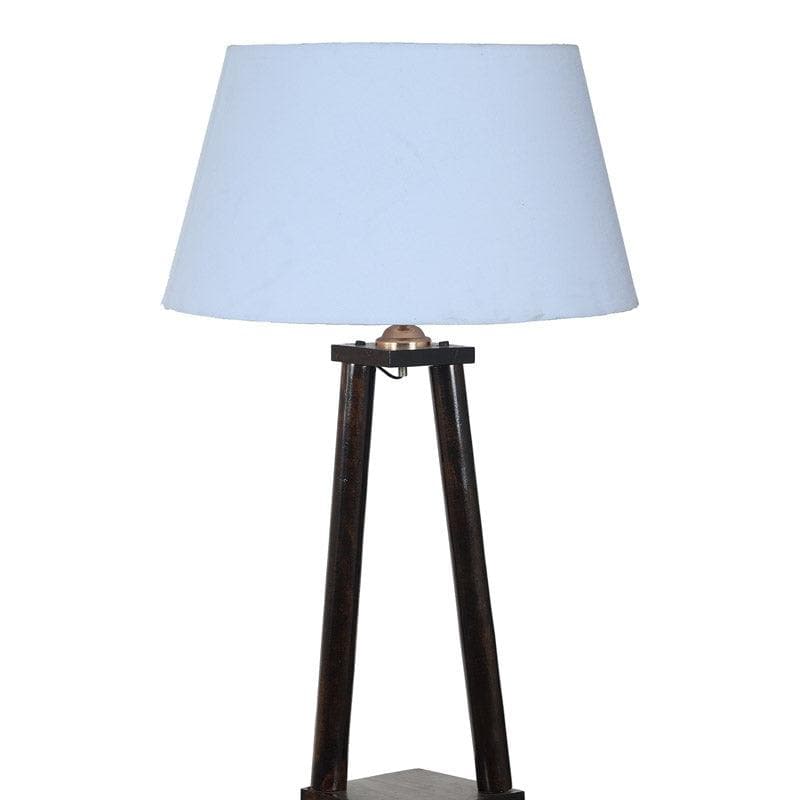 Floor Lamp - Camella Floor Lamp With Shelf- Soft Blue