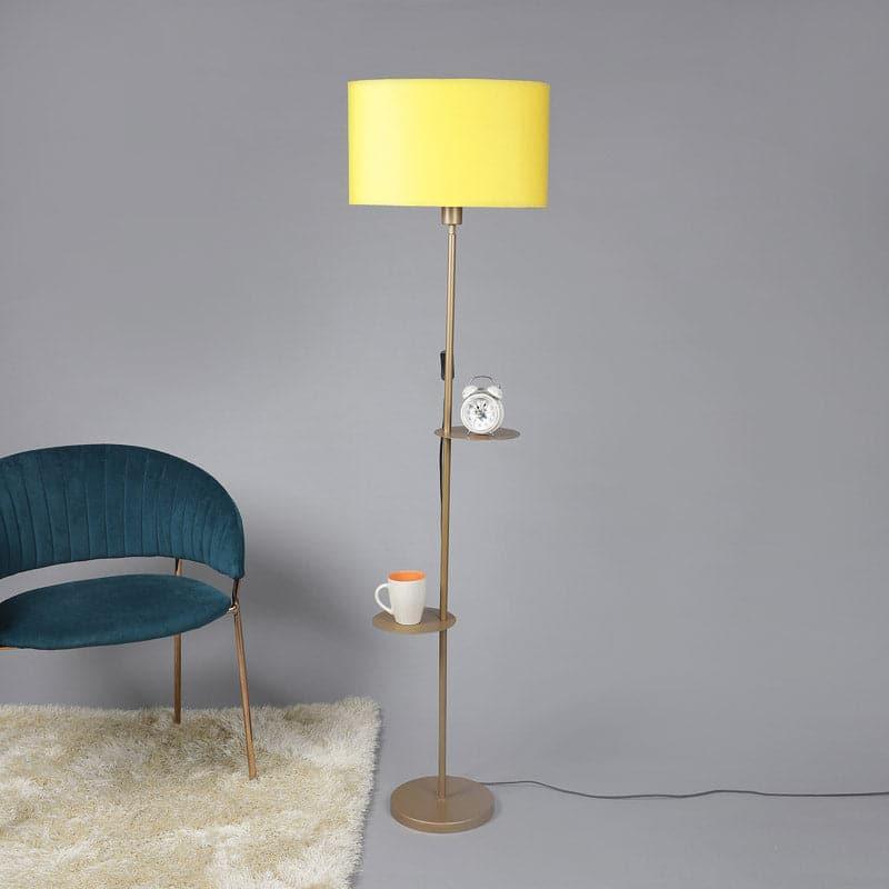 Floor Lamp - Citrine Kia Floor Lamp With Shelf