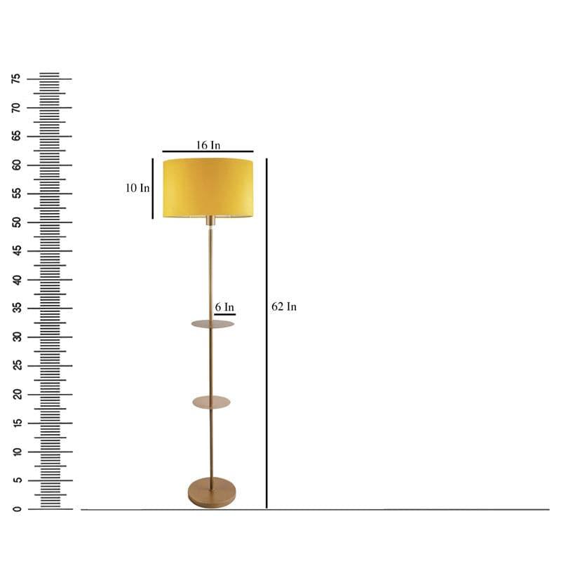 Floor Lamp - Citrine Kia Floor Lamp With Shelf