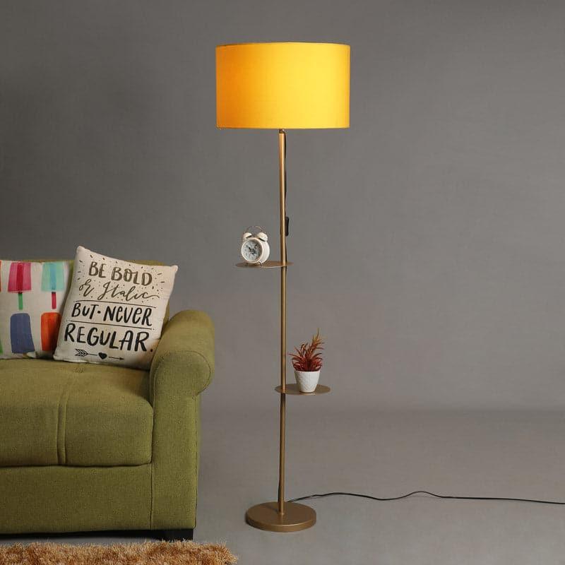 Floor Lamp - Citrine Lori Floor Lamp With Shelf