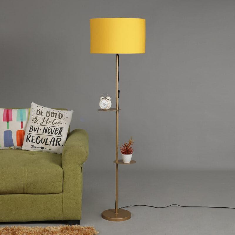 Floor Lamp - Citrine Lori Floor Lamp With Shelf