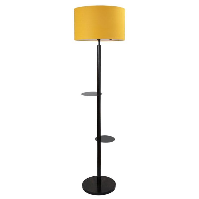 Floor Lamp - Citrine Musa Floor Lamp With Shelf