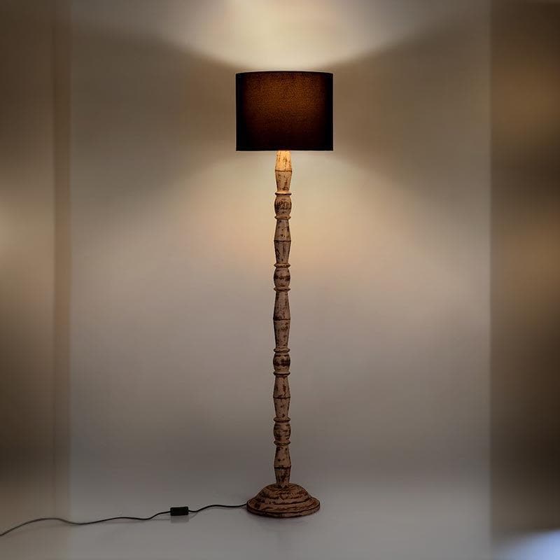 Buy Classic Chic Antique Stand Floor Lamp - Black Floor Lamp from Vaaree