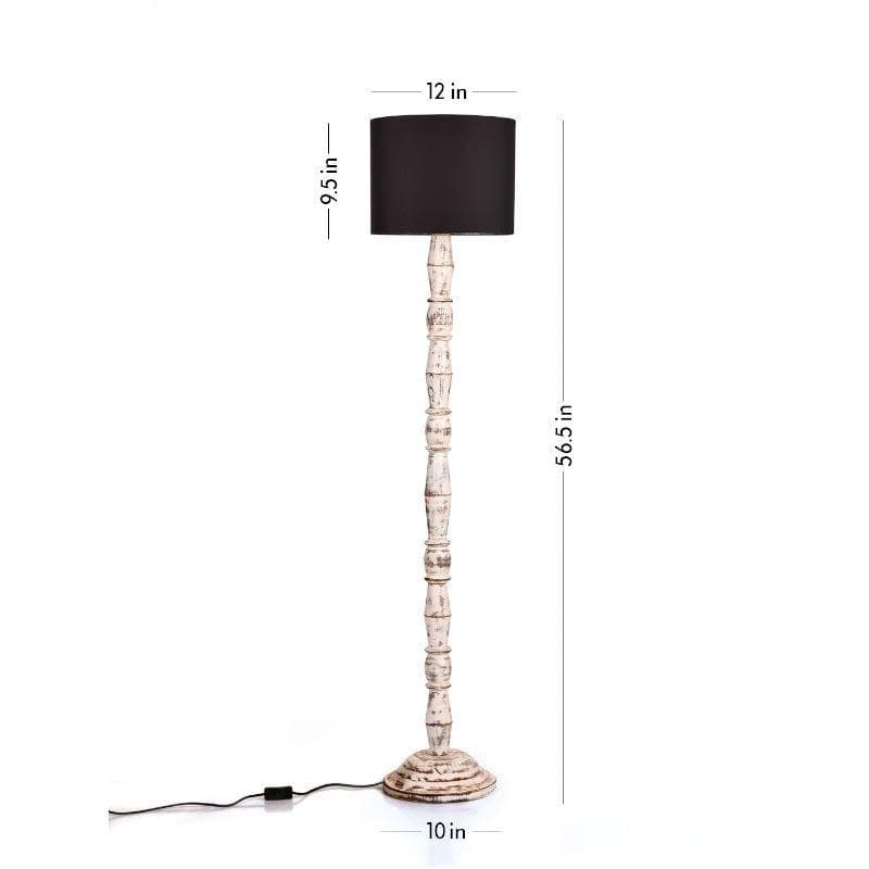 Buy Classic Chic Antique Stand Floor Lamp - Black Floor Lamp from Vaaree