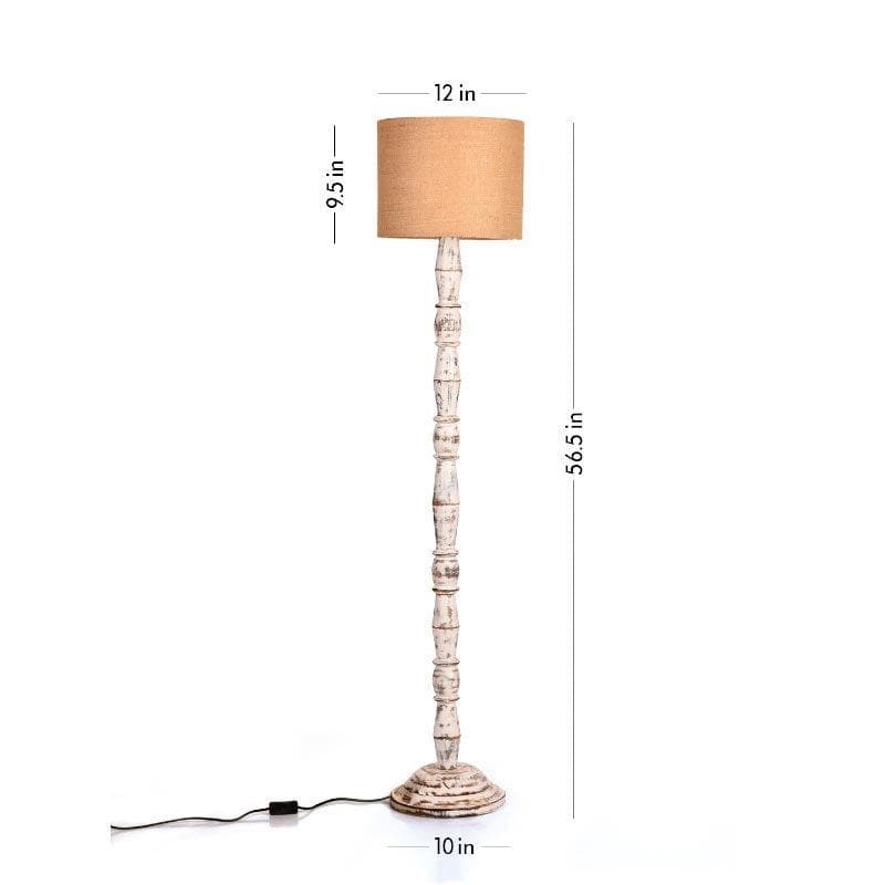 Buy Classic Chic Antique Stand Floor Lamp - Brown Floor Lamp from Vaaree