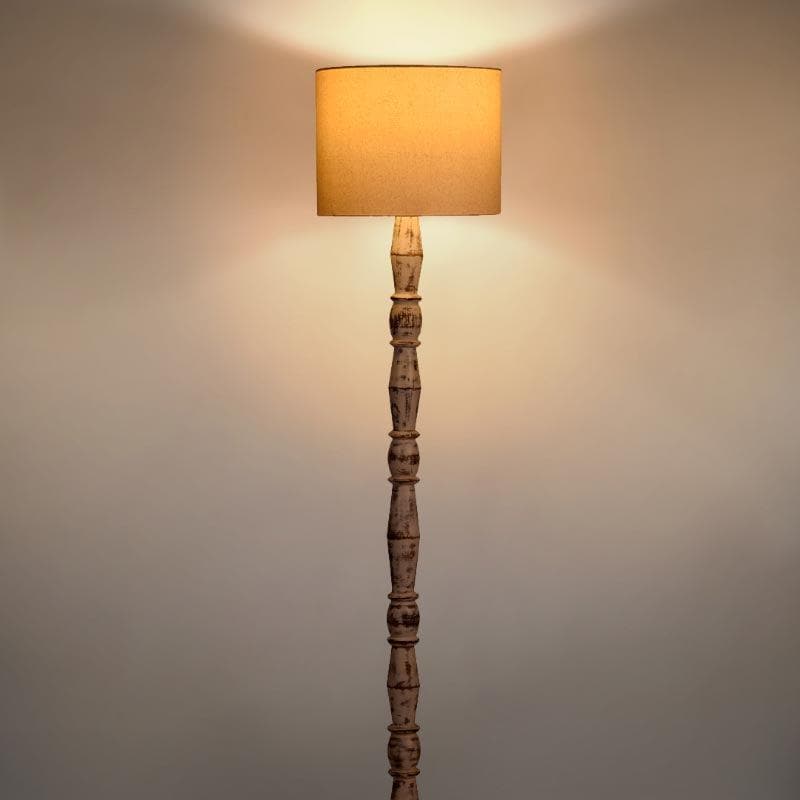 Buy Floor Lamp - Classic Chic Antique Stand Floor Lamp - White at Vaaree online