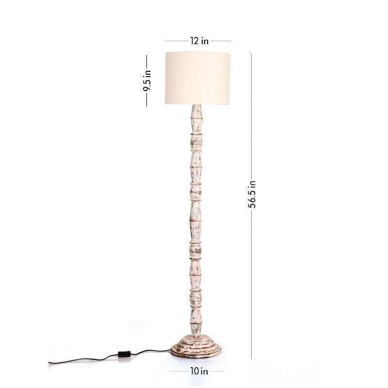 Buy Classic Chic Antique Stand Floor Lamp - White Floor Lamp from Vaaree