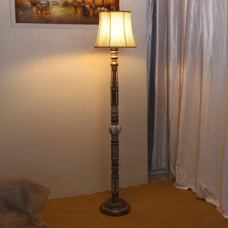 Buy Colto Scallop Floor Lamp Floor Lamp from Vaaree