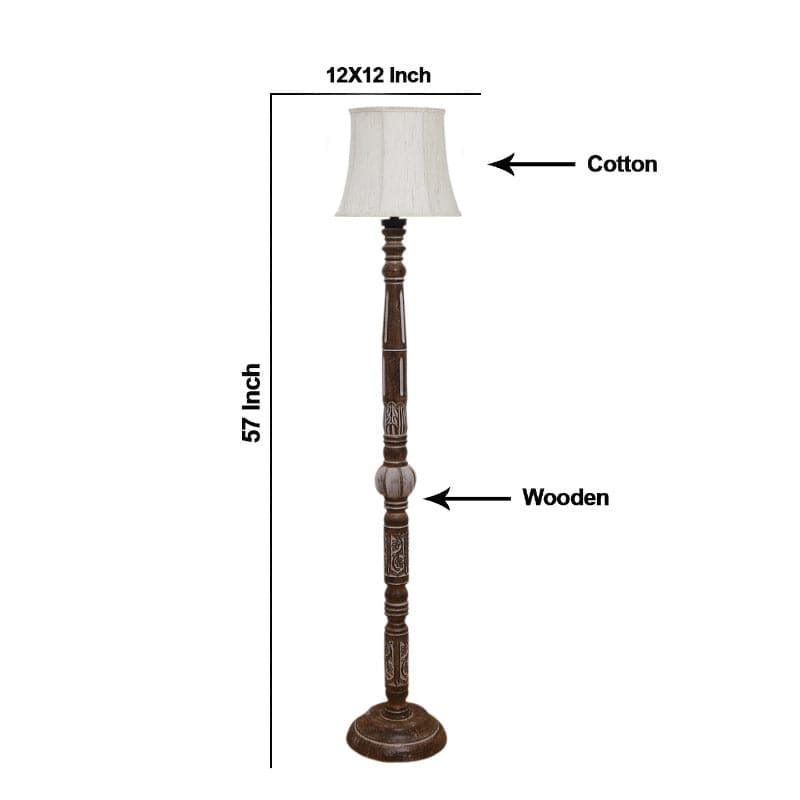 Buy Colto Scallop Floor Lamp Floor Lamp from Vaaree