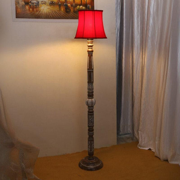 Floor Lamp - Colton Cone Floor Lamp - Red