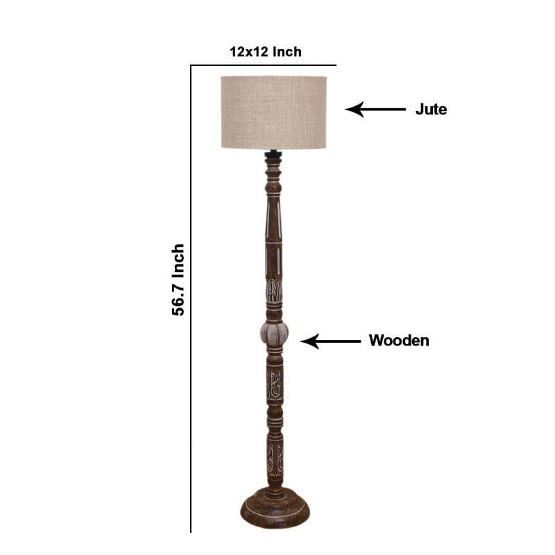 Floor Lamp - Colton Dona Floor Lamp - Beige