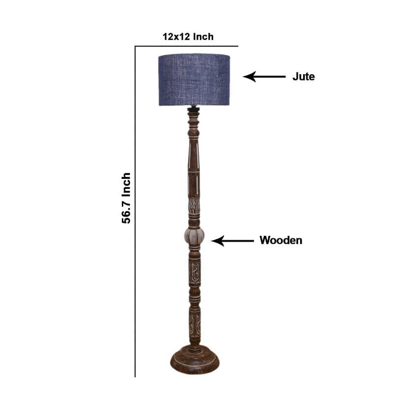 Floor Lamp - Colton Dona Floor Lamp - Blue