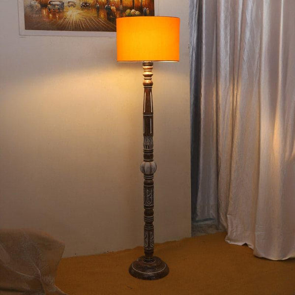 Buy Floor Lamp - Colton Dona Floor Lamp - Canary Yellow at Vaaree online
