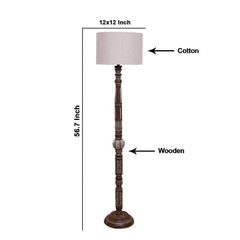 Floor Lamp - Colton Dona Floor Lamp - Grey