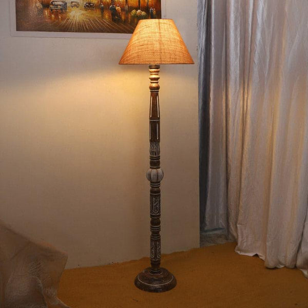 Buy Floor Lamp - Colton Ezra Floor Lamp - Beige at Vaaree online