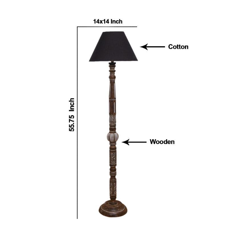 Floor Lamp - Colton Ezra Floor Lamp - Black