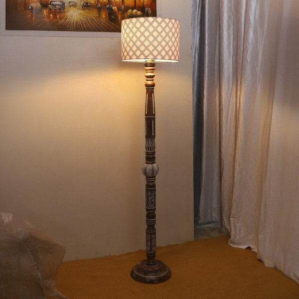 Floor Lamp - Colton Round Cranby Floor Lamp