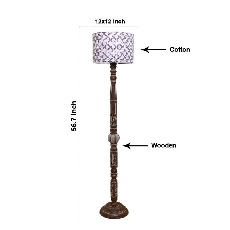 Floor Lamp - Colton Round Cranby Floor Lamp