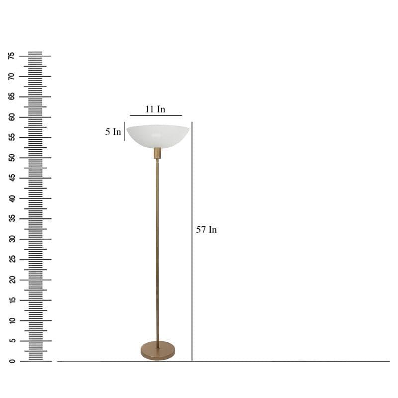 Buy Corvina Gold Floor Lamp Floor Lamp from Vaaree